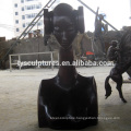 Famous art statue life size abstract bronze decorative lady busts with wholesale price